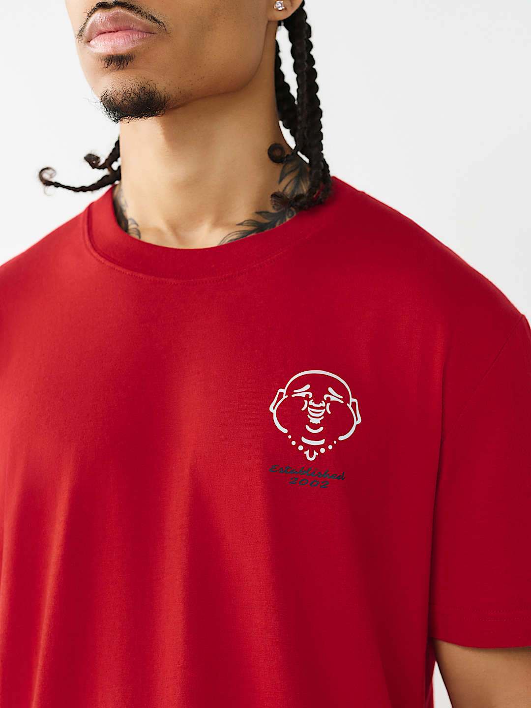 ELONGATED SILICONE LOGO TEE, image 4