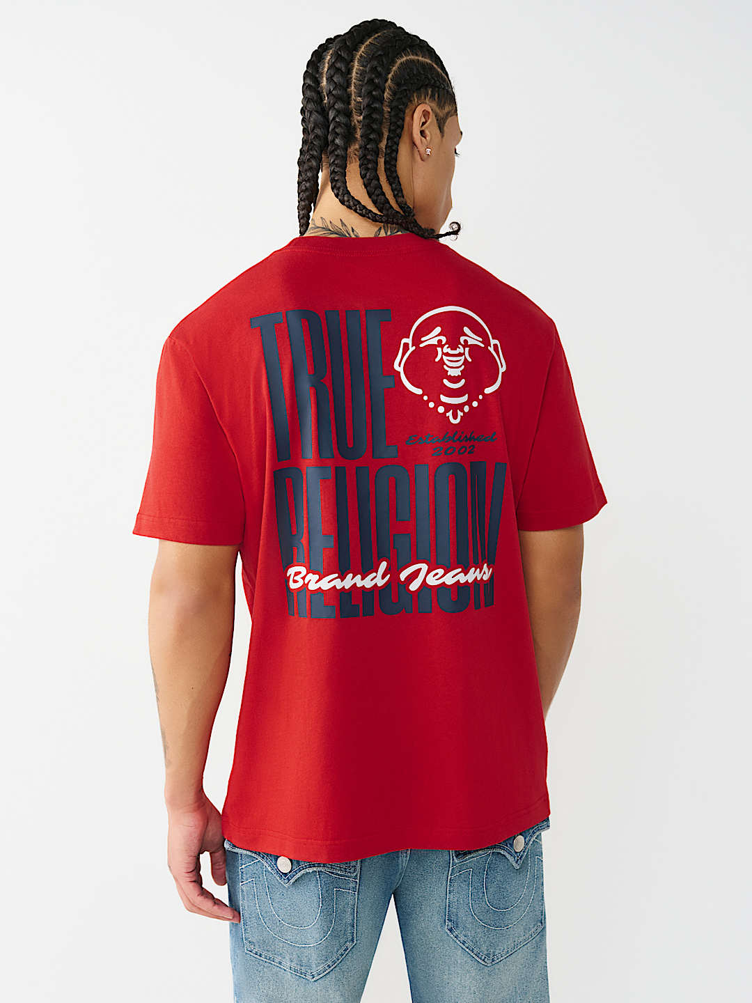 ELONGATED SILICONE LOGO TEE, image 5