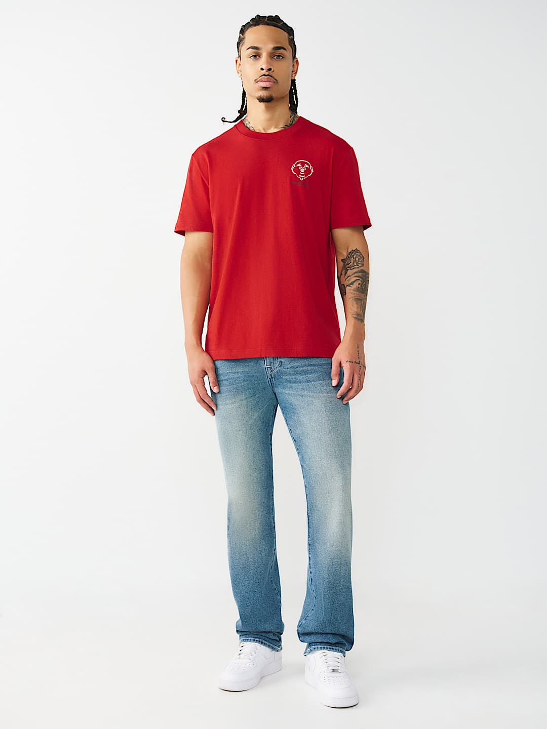 ELONGATED SILICONE LOGO TEE, image 6
