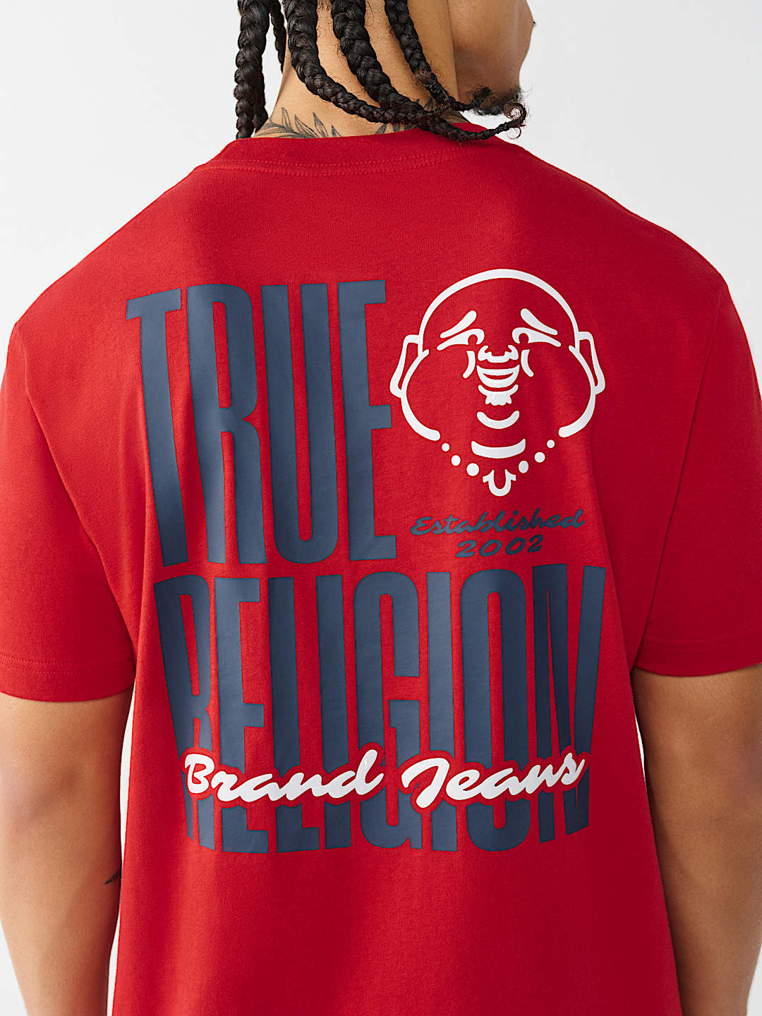 ELONGATED SILICONE LOGO TEE, image 1