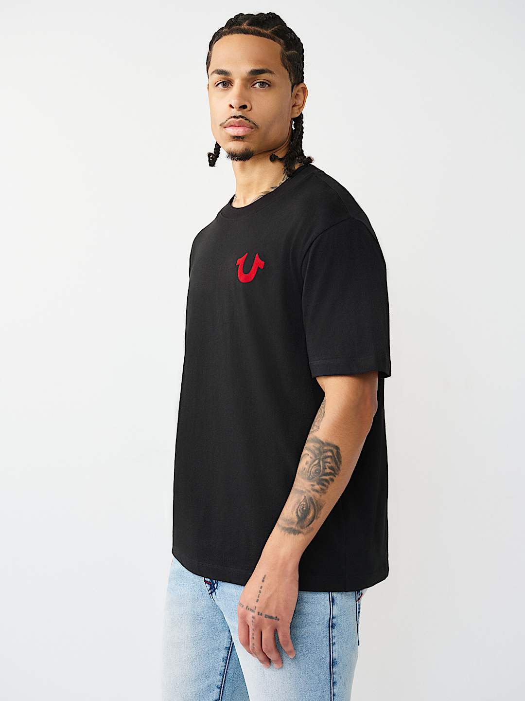 DIMENSIONAL VELVET LOGO TEE, image 3