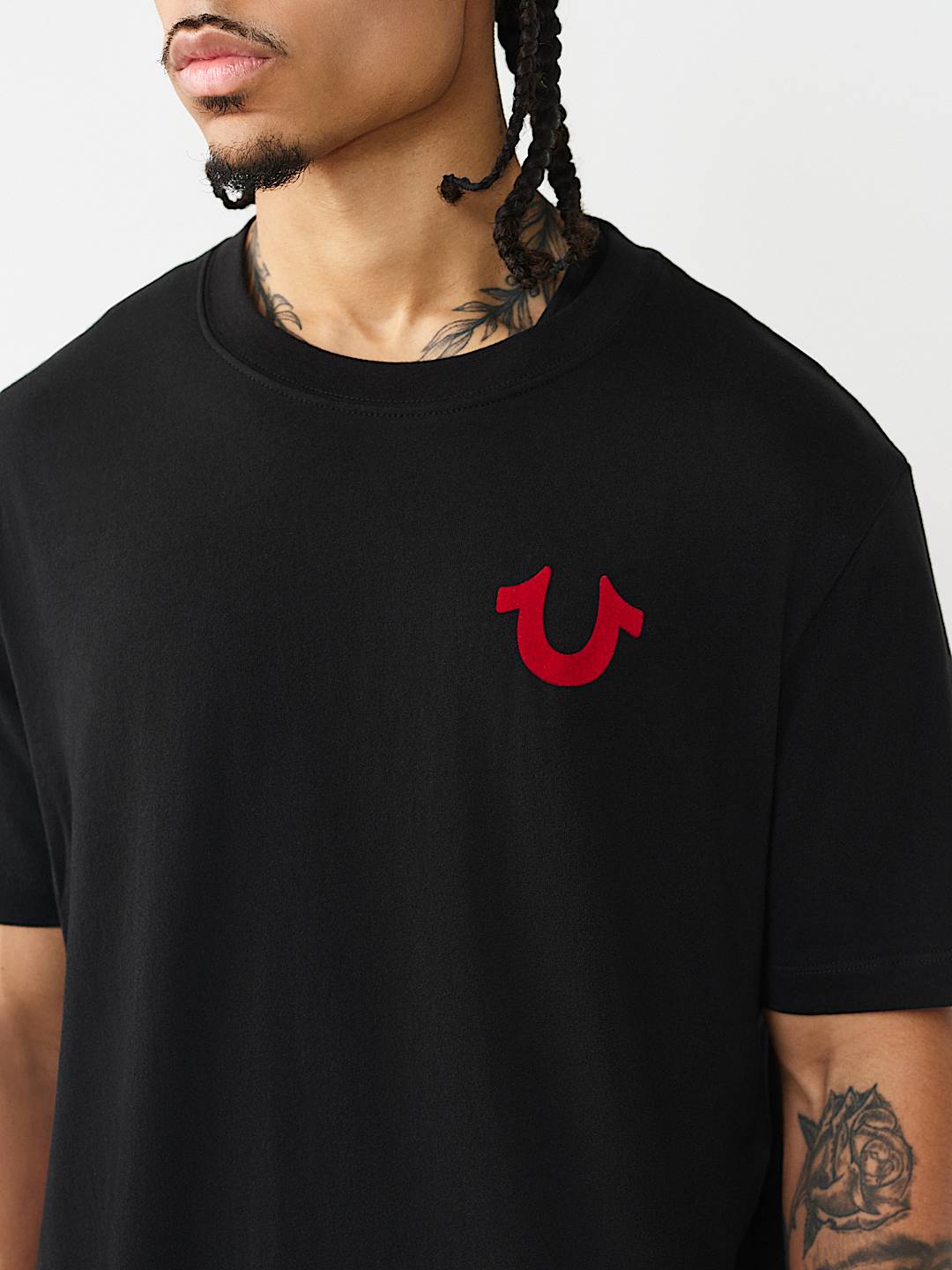 DIMENSIONAL VELVET LOGO TEE, image 4
