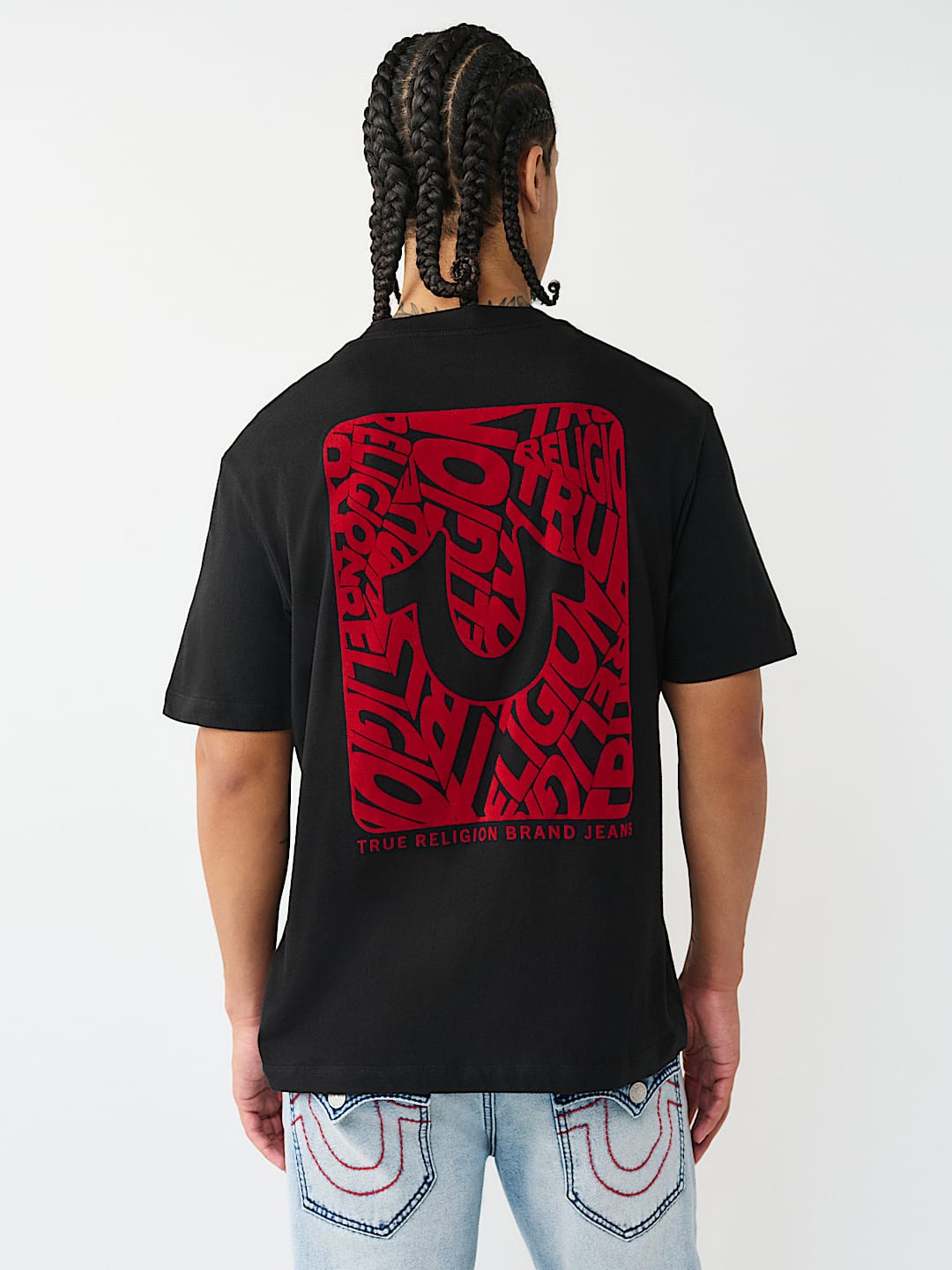 DIMENSIONAL VELVET LOGO TEE, image 5