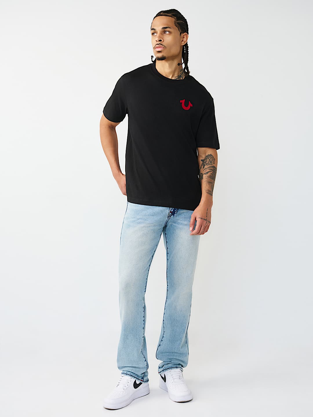 DIMENSIONAL VELVET LOGO TEE, image 6
