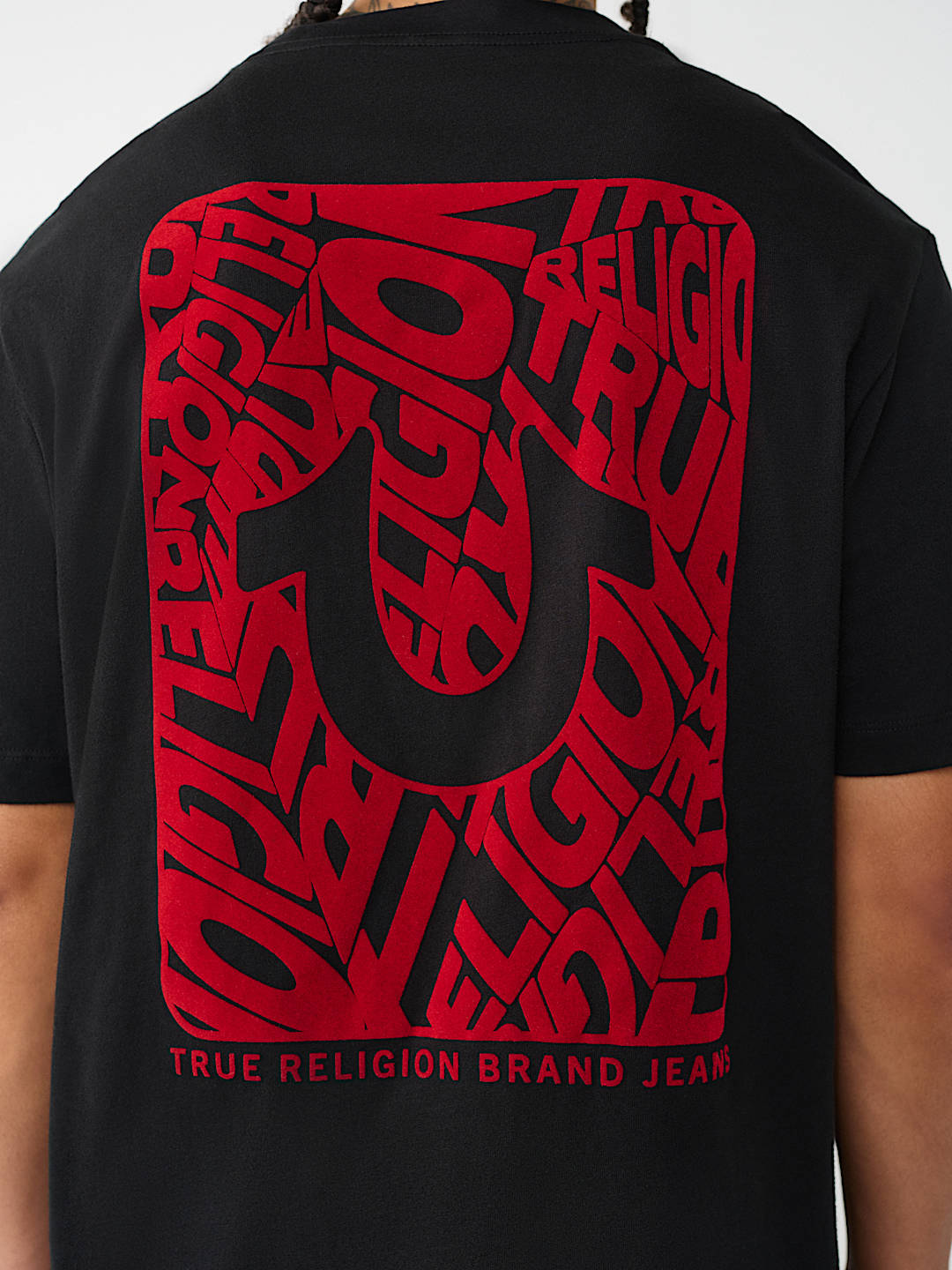 DIMENSIONAL VELVET LOGO TEE, image 1