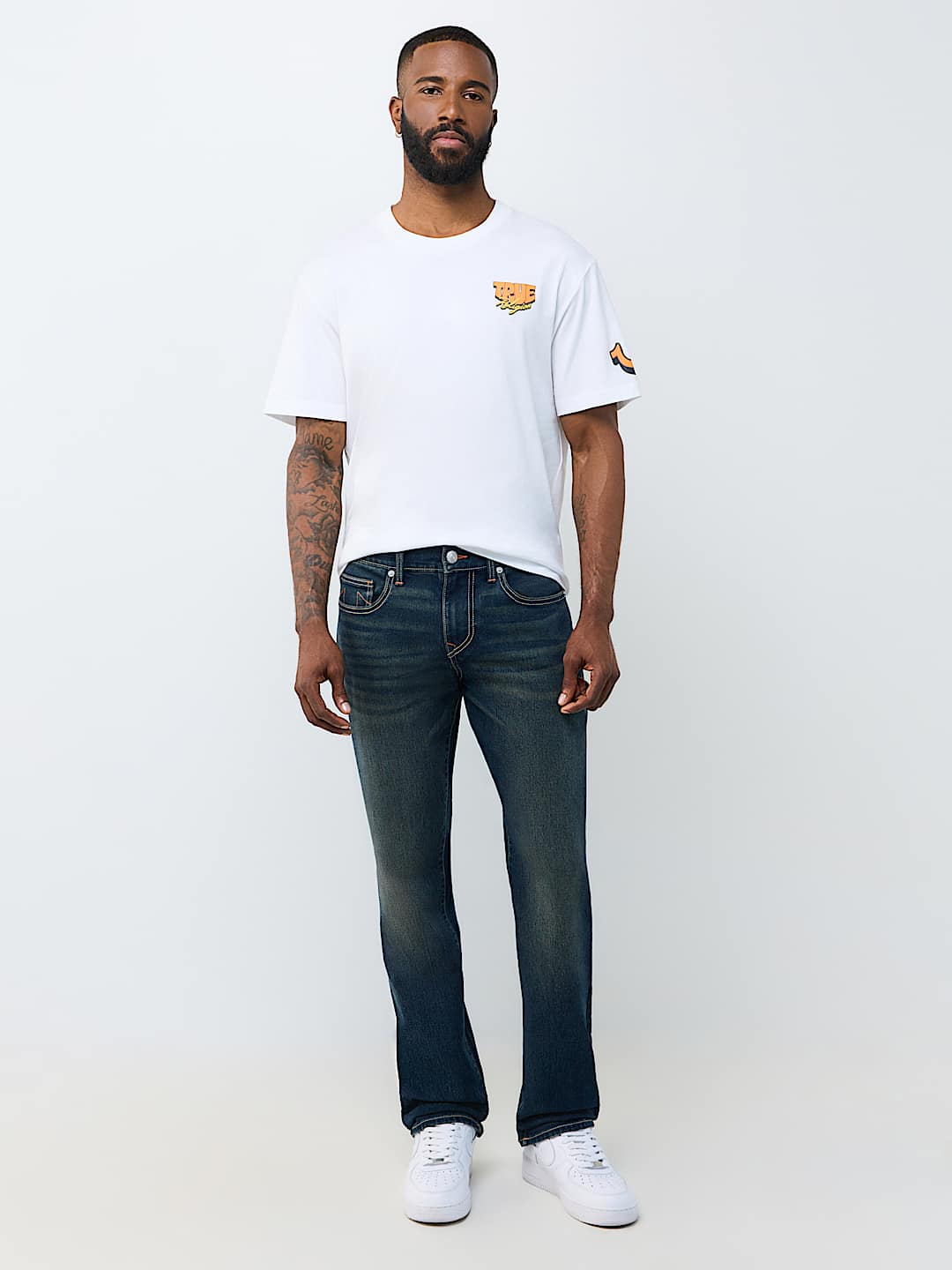 RICKY LADDER STITCH STRAIGHT JEAN