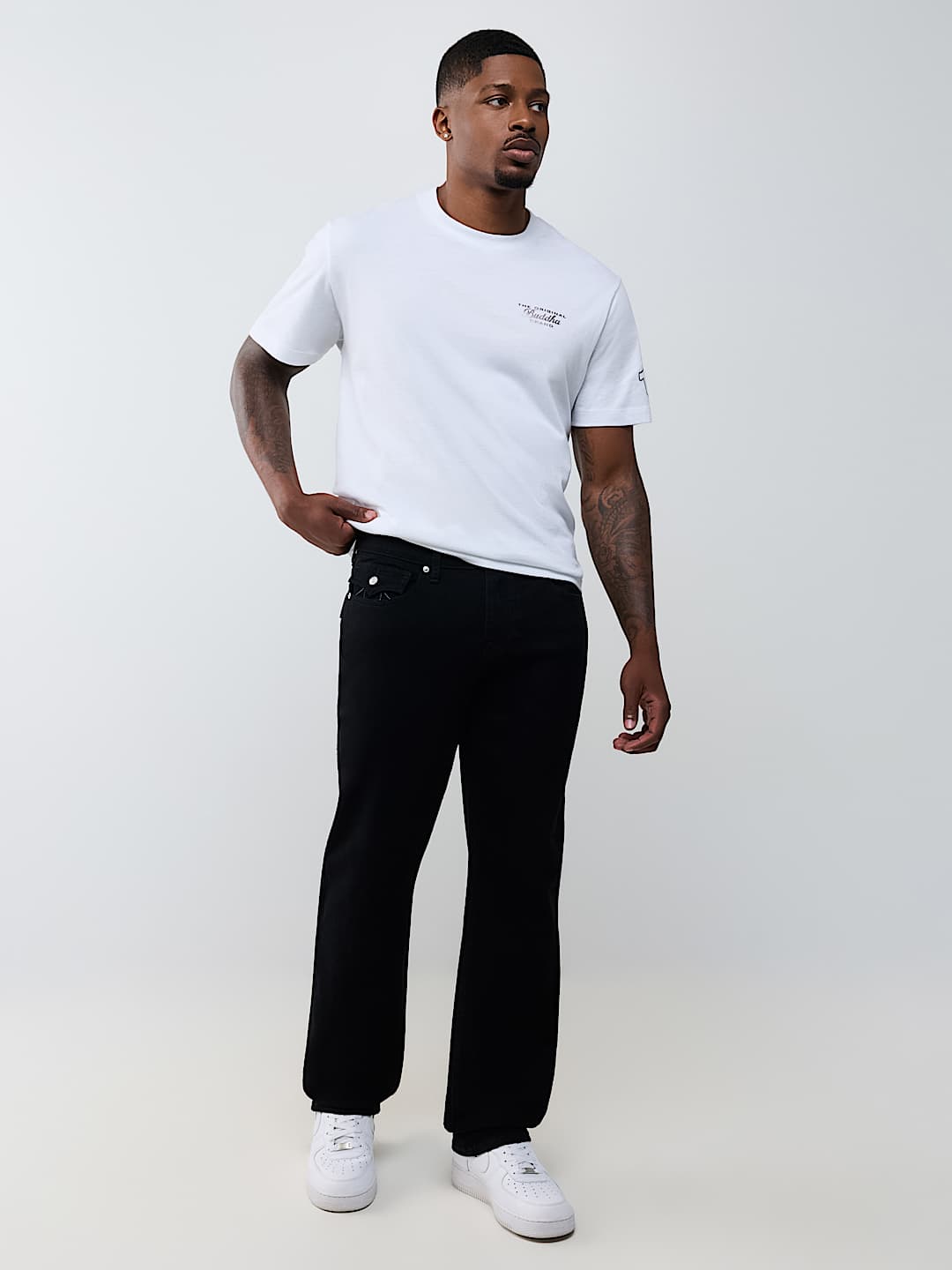 RICKY LUREX FLAP STRAIGHT JEAN