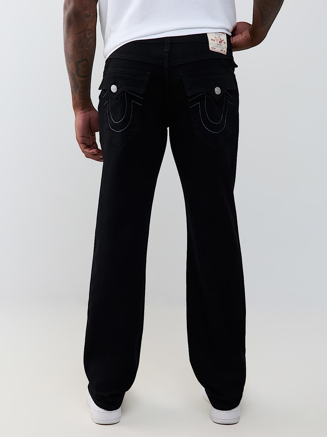 RICKY LUREX FLAP STRAIGHT JEAN