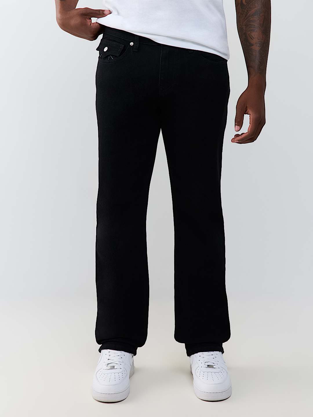 RICKY LUREX FLAP STRAIGHT JEAN