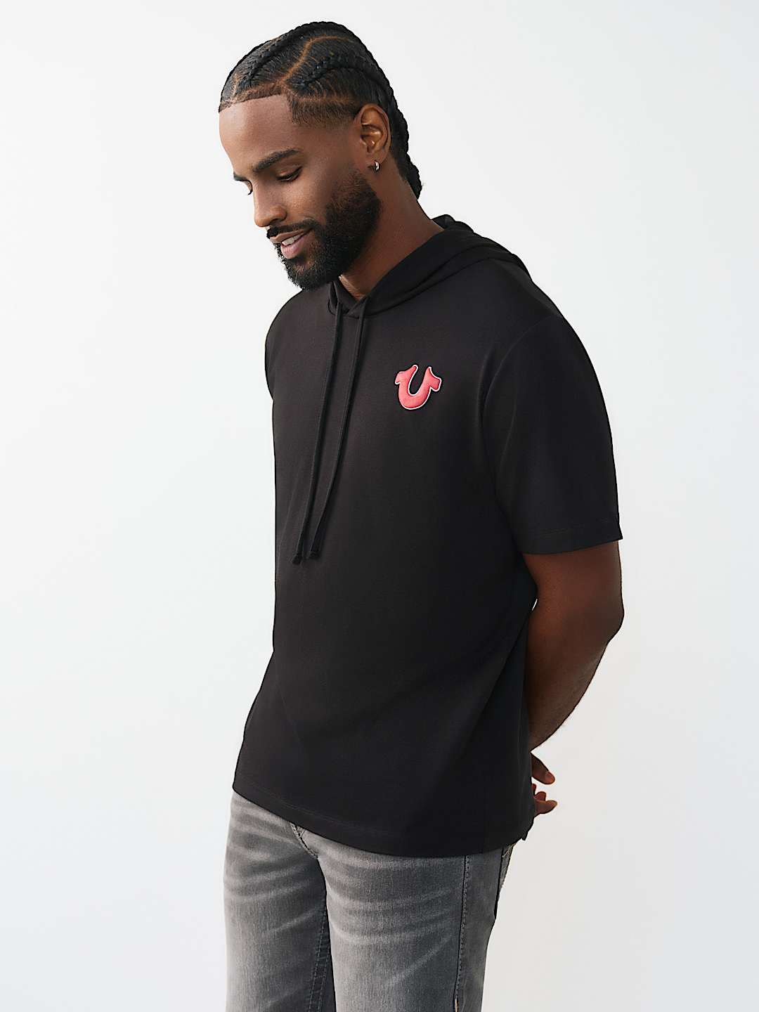 CAMISETA CON CAPUCHA Y BUDDHA, image 3