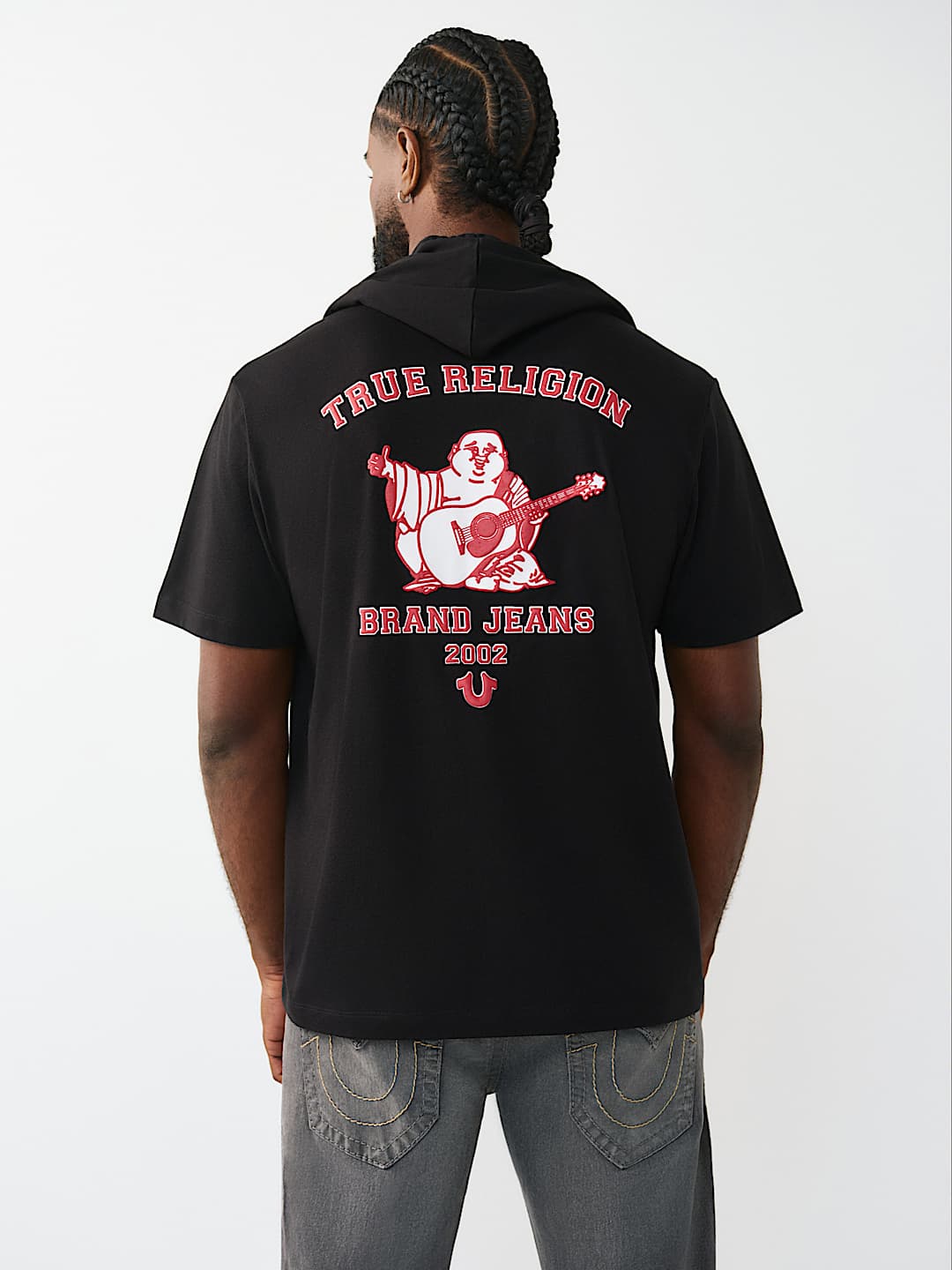 CAMISETA CON CAPUCHA Y BUDDHA, image 5