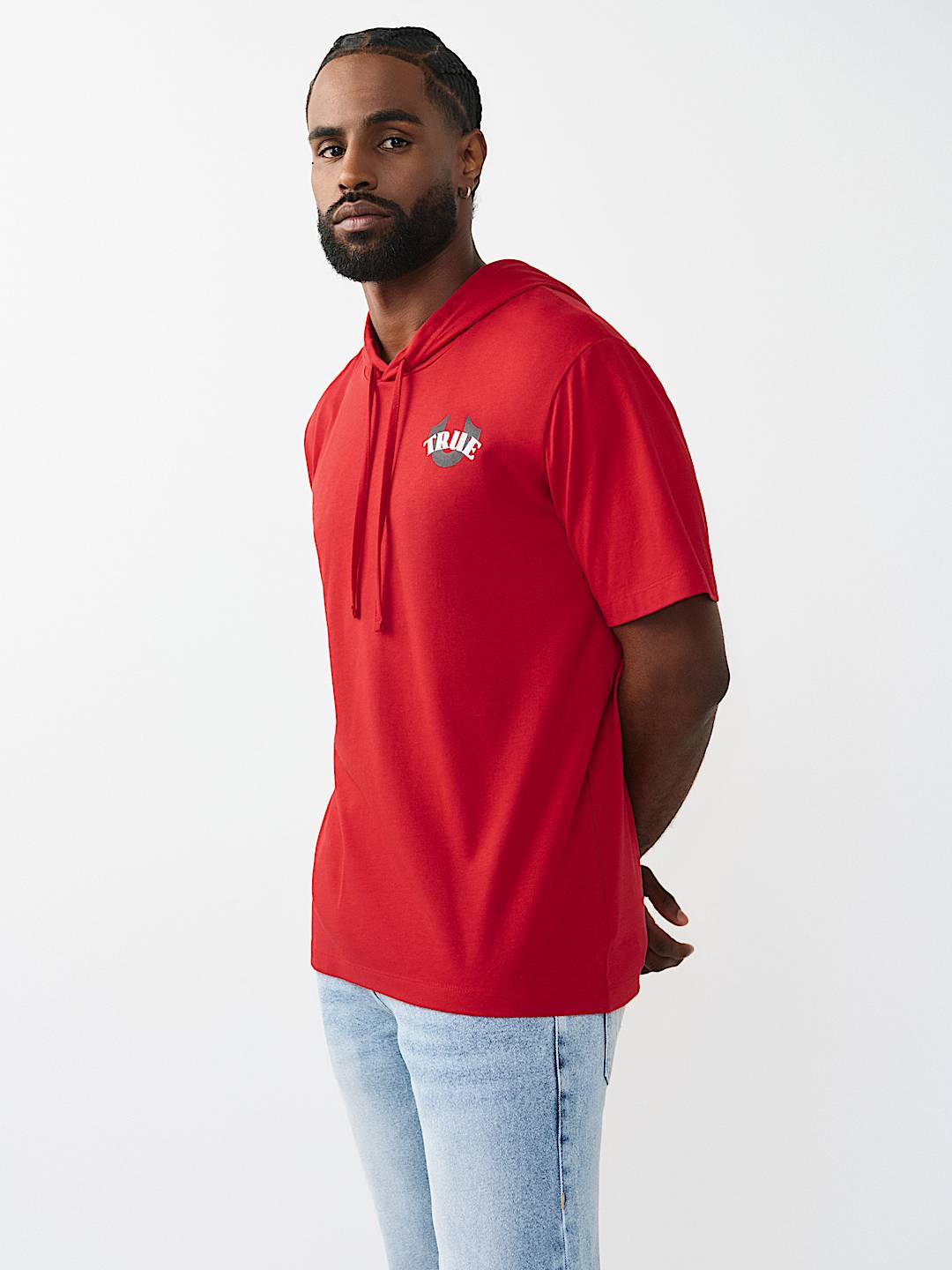 CIRCULAR HOODED TEE, image 3