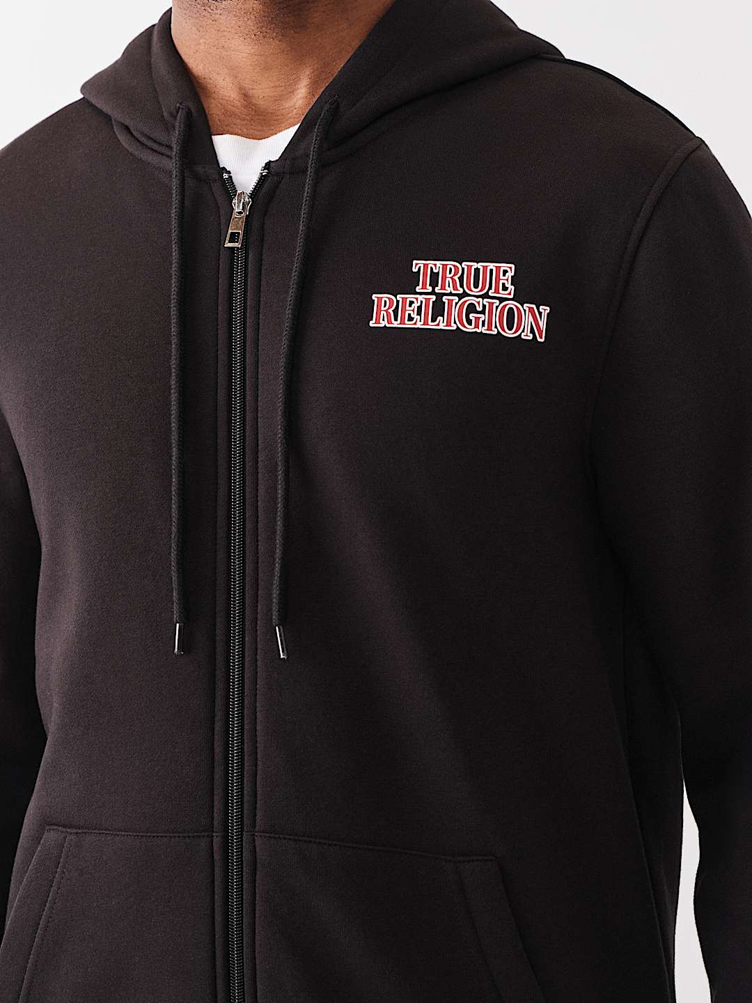 HORSESHOE FILLED ALLOVER PRINT ZIP HOODIE