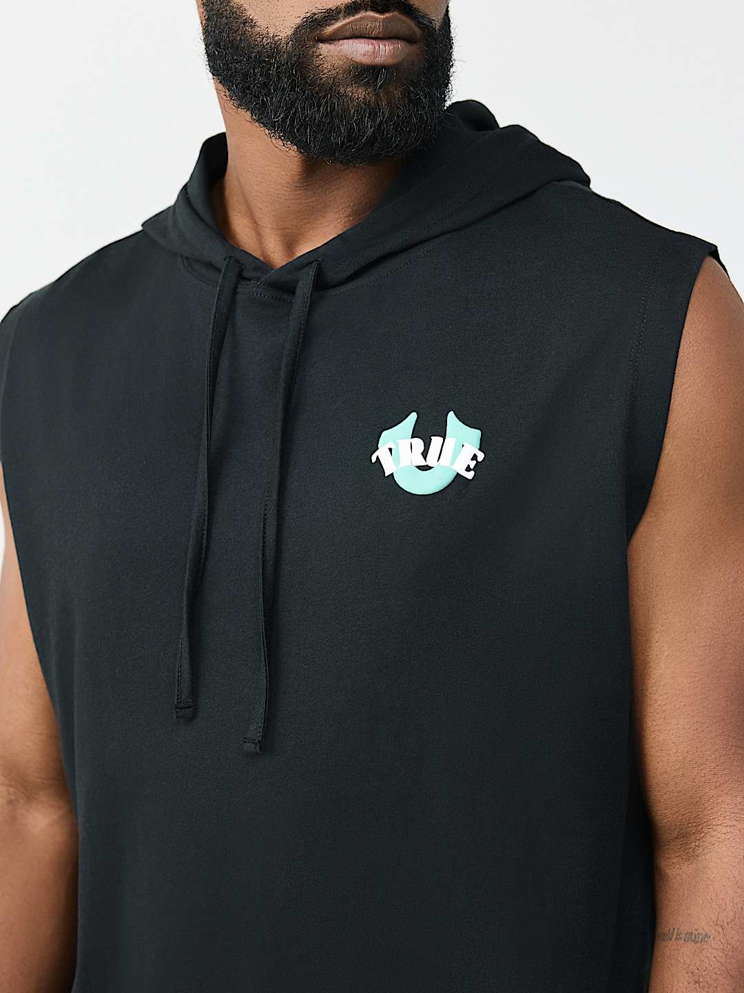 BUDDHA CIRCULAR HOODED TANK TOP, image 4