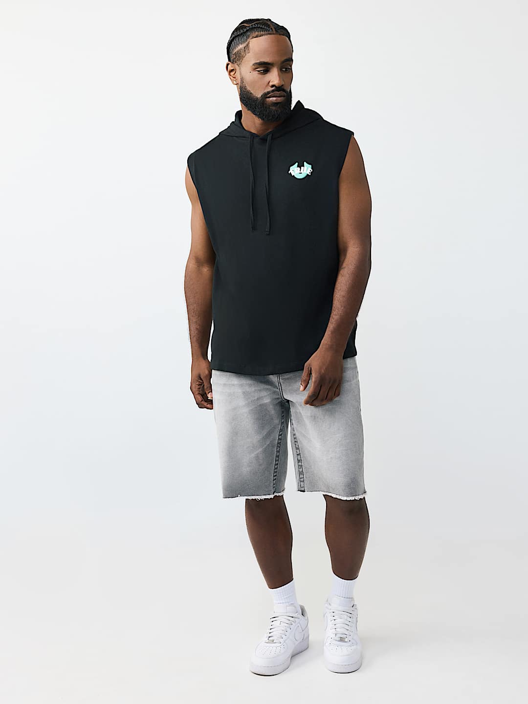 BUDDHA CIRCULAR HOODED TANK TOP, image 6