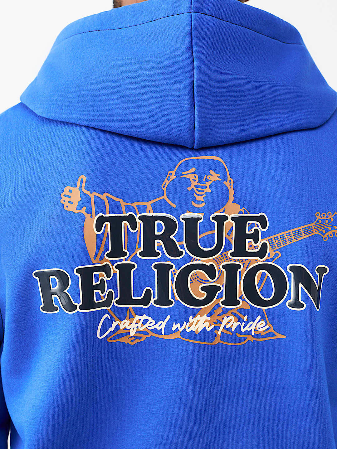 CONTRAST LOGO ZIP HOODIE
