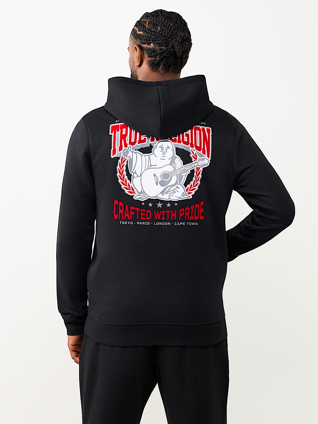 WREATH BUDDHA ZIP HOODIE