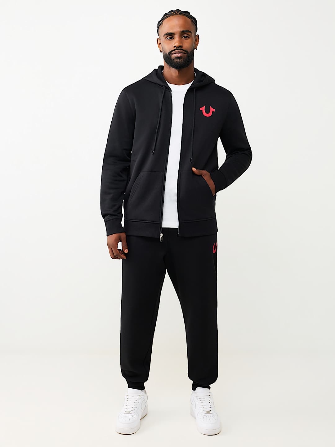 WREATH BUDDHA ZIP HOODIE