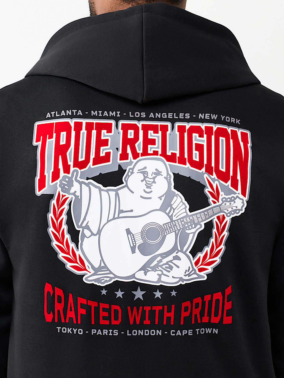 WREATH BUDDHA ZIP HOODIE