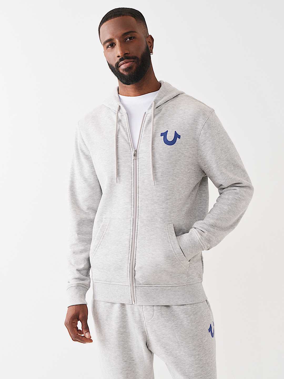 WREATH BUDDHA ZIP HOODIE