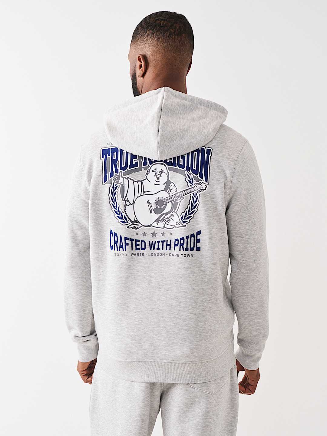 WREATH BUDDHA ZIP HOODIE