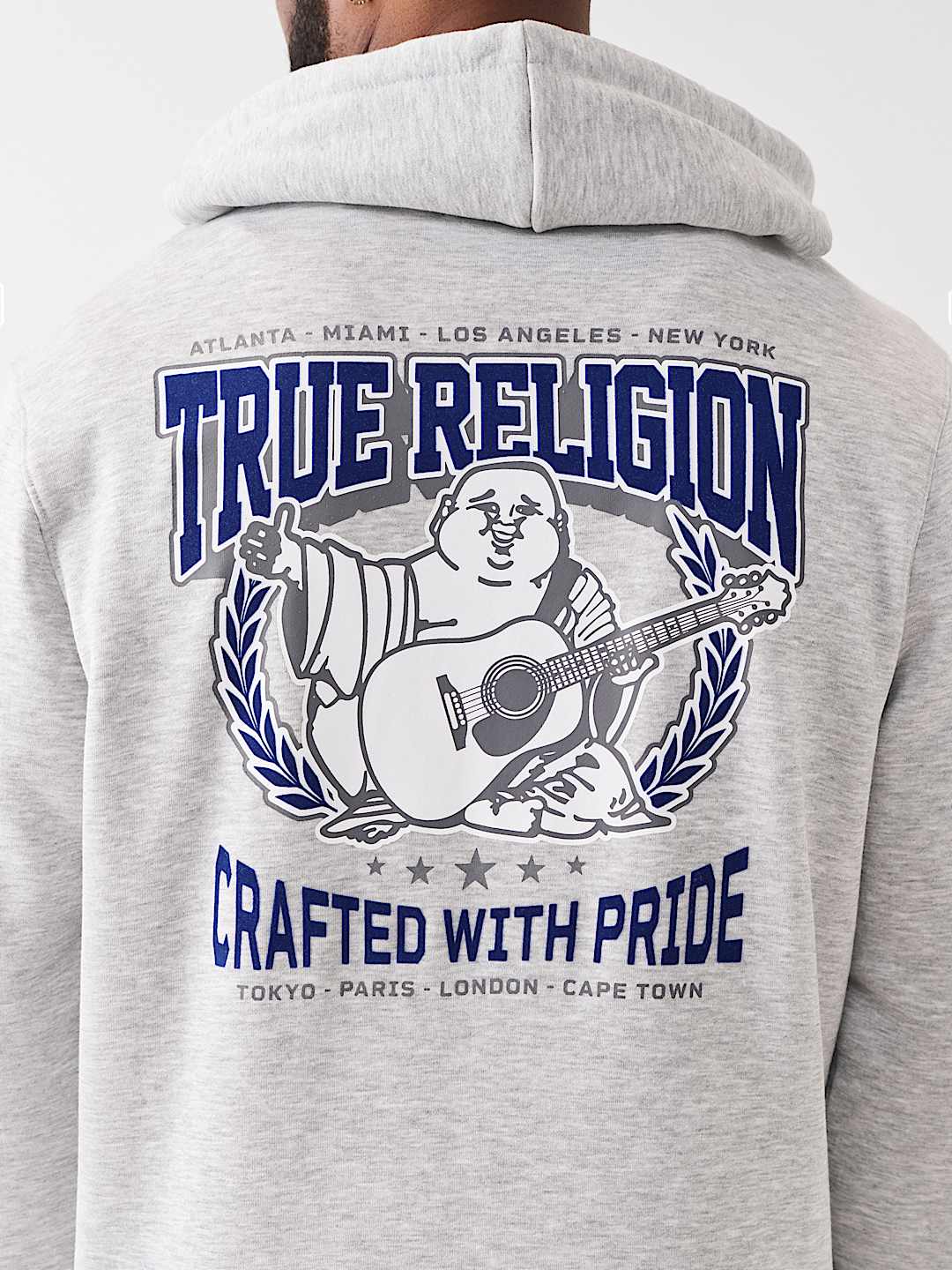 WREATH BUDDHA ZIP HOODIE