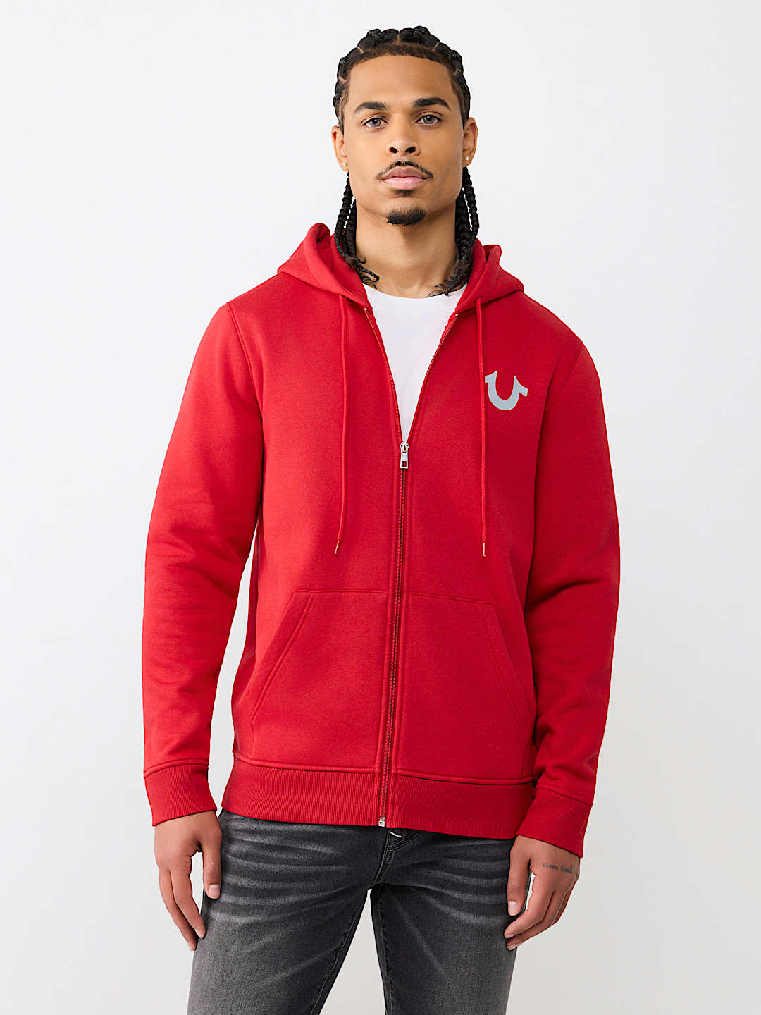 WREATH BUDDHA ZIP HOODIE