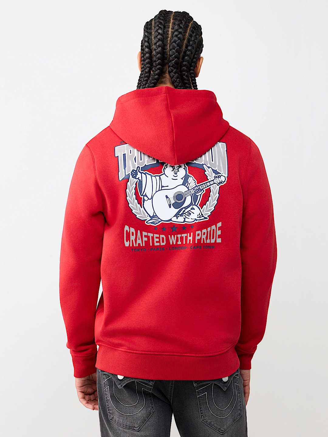 WREATH BUDDHA ZIP HOODIE