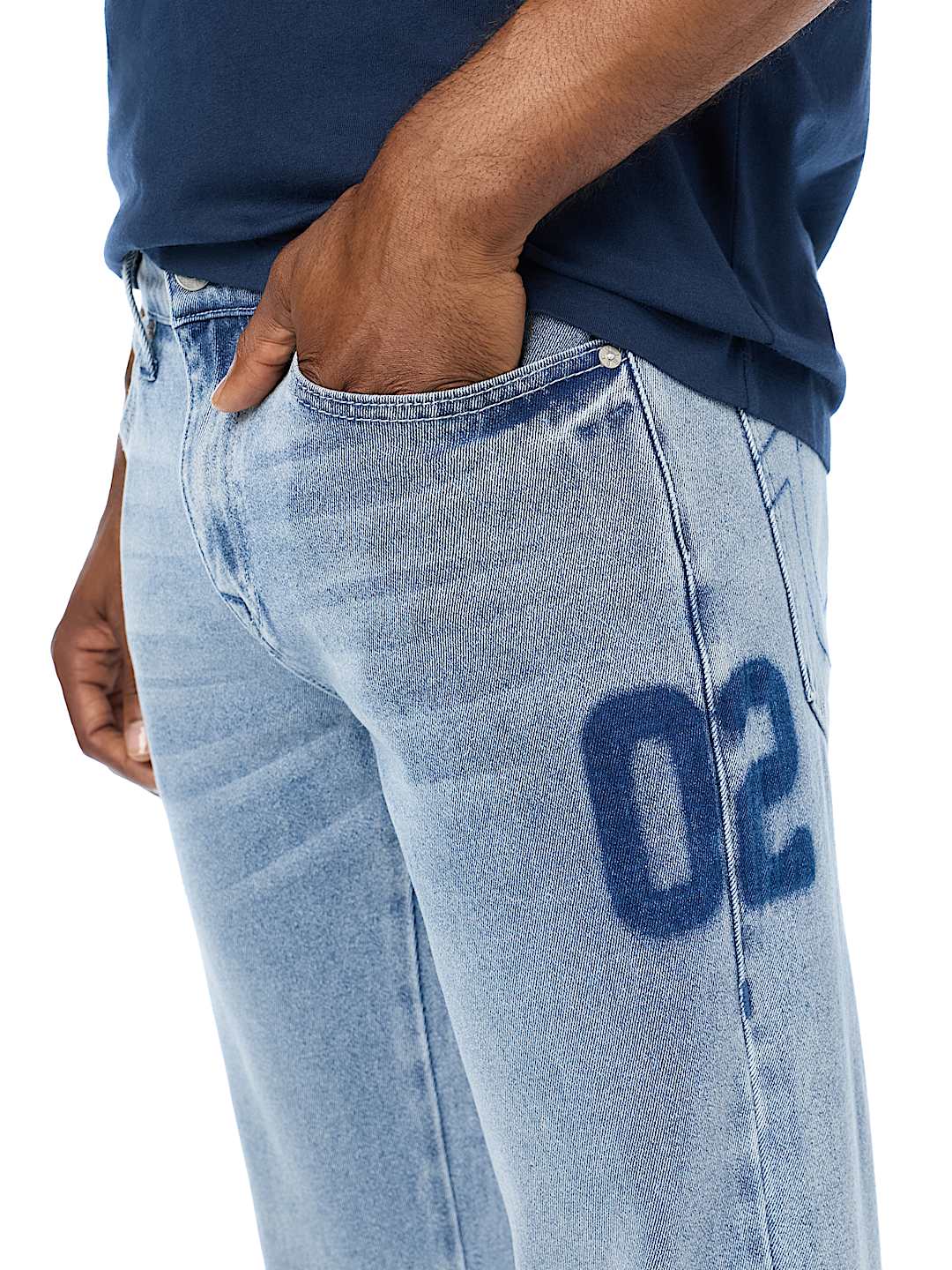 ROCCO APPLIQU&Eacute; SKINNY JEAN