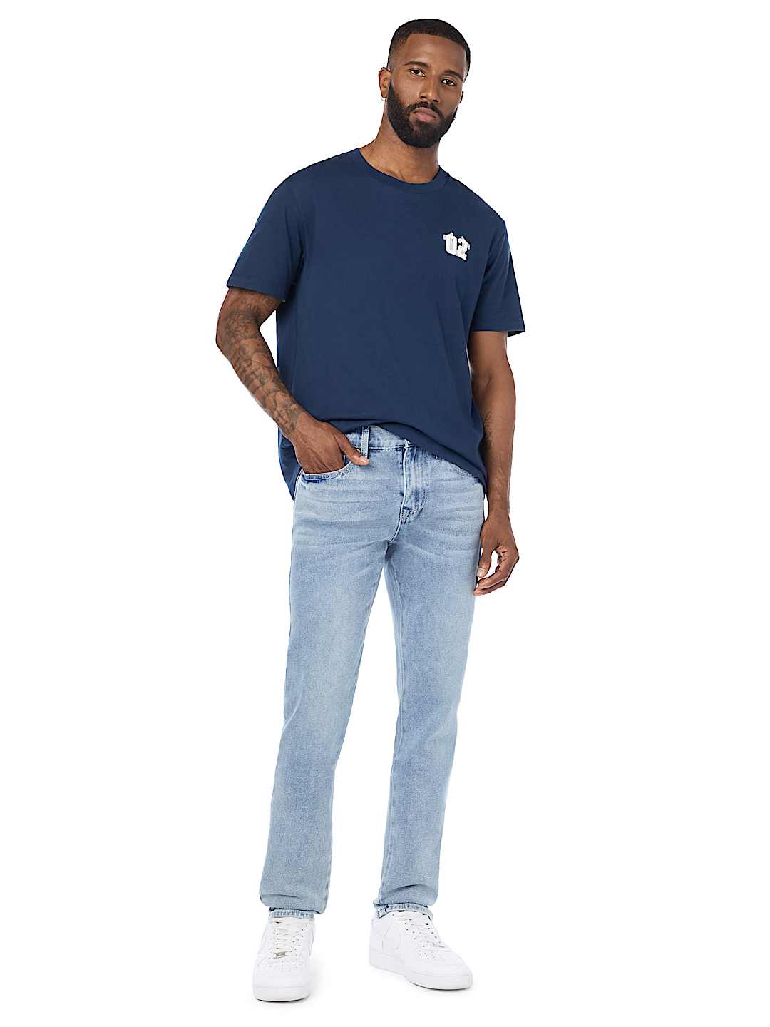 ROCCO APPLIQU&Eacute; SKINNY JEAN