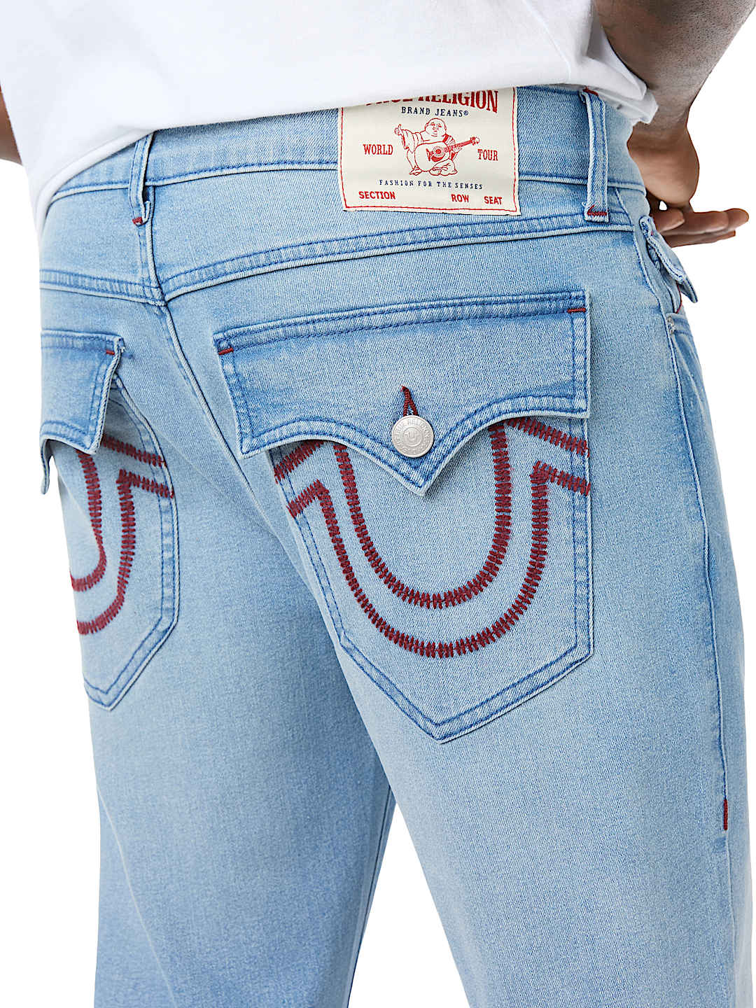 GENO LADDER STTICH FLAP SLIM JEAN