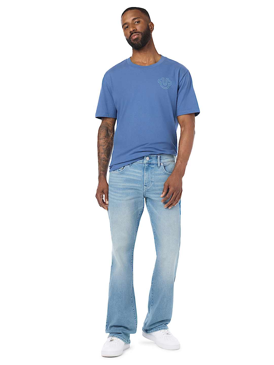 BILLY APPLIQU&Eacute; FLAP BOOTCUT JEAN