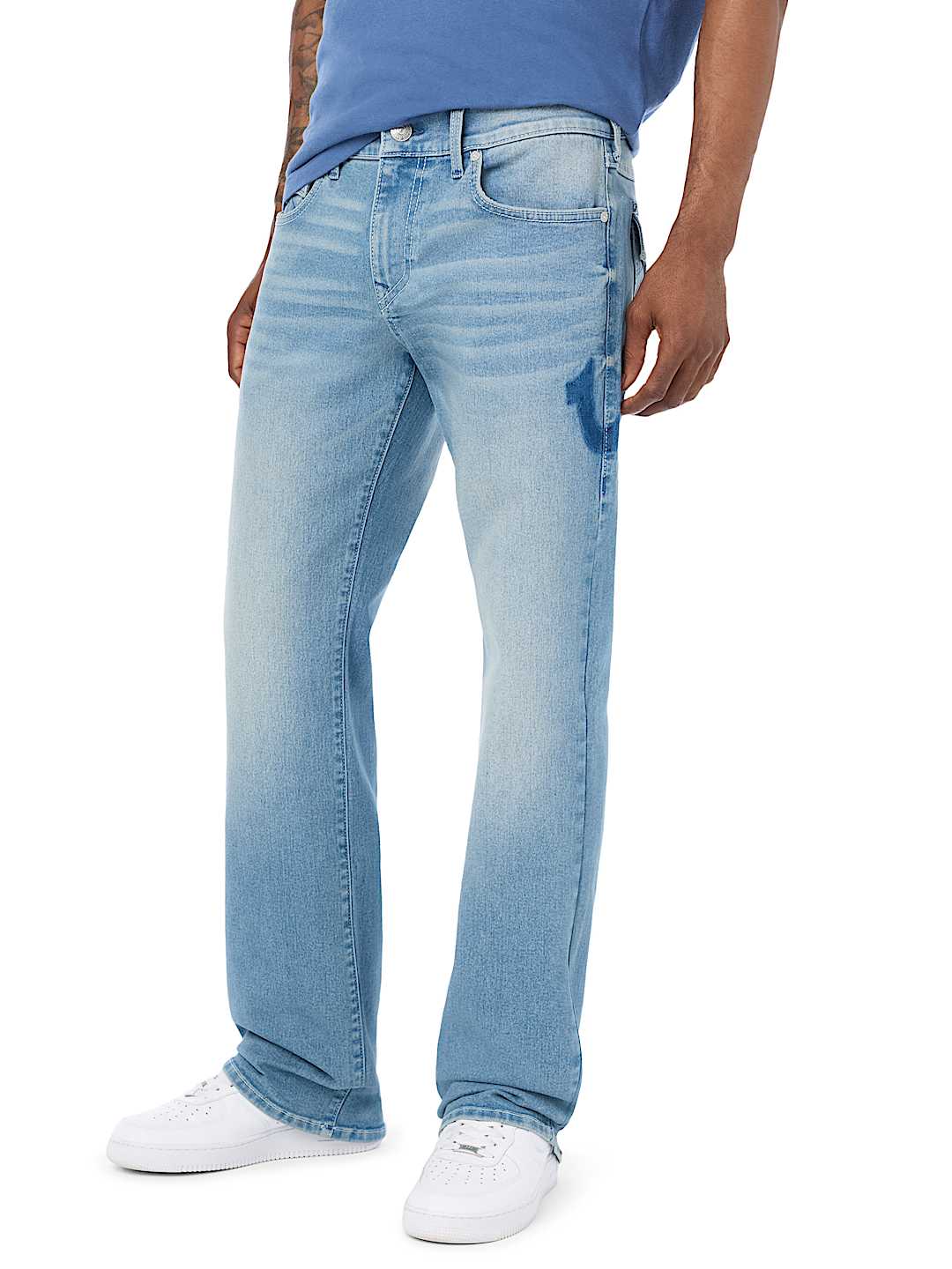 BILLY APPLIQU&Eacute; FLAP BOOTCUT JEAN