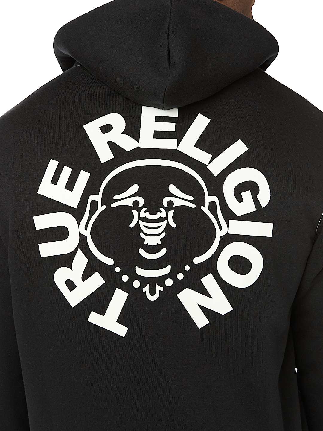 BUDDHA FACE SHERPA ZIP HOODIE