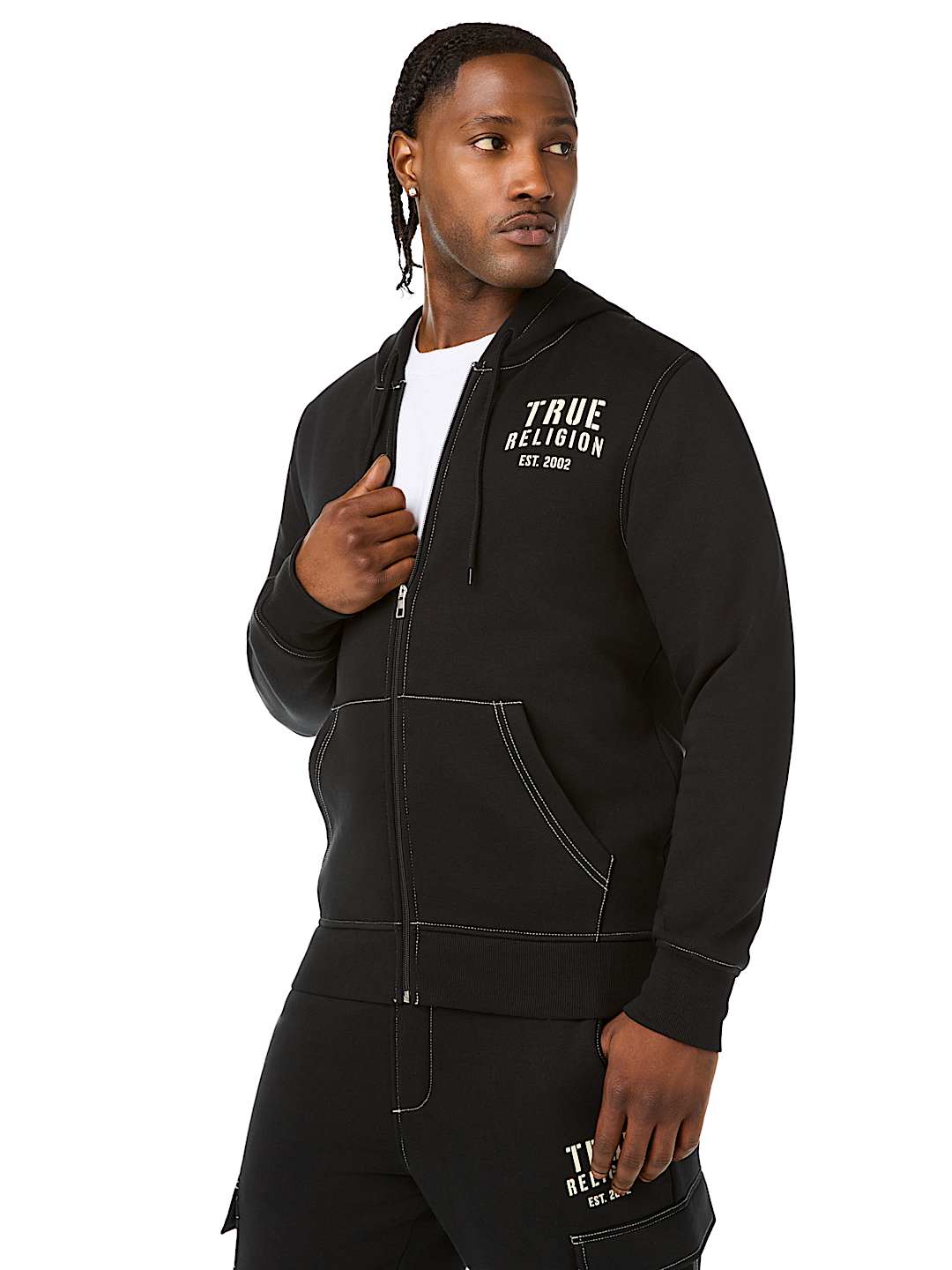 WINGED LOGO ZIP HOODIE