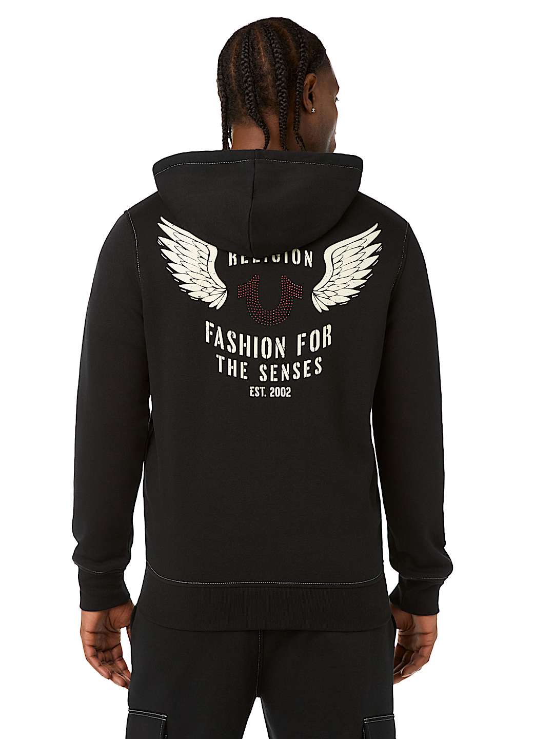 WINGED LOGO ZIP HOODIE