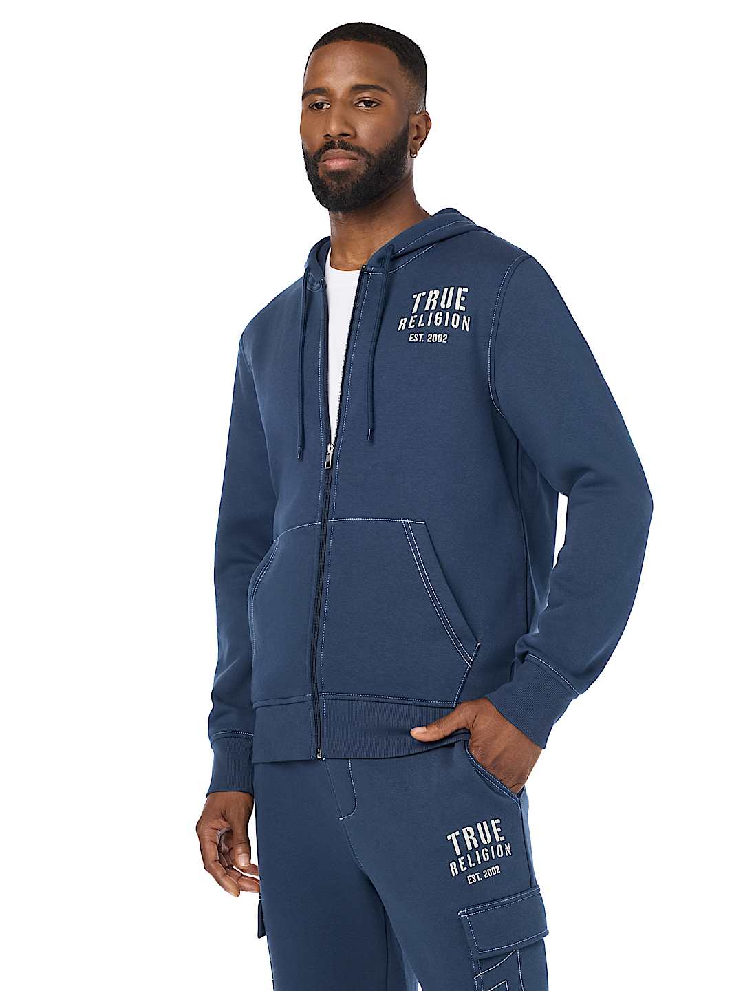 WINGED LOGO ZIP HOODIE