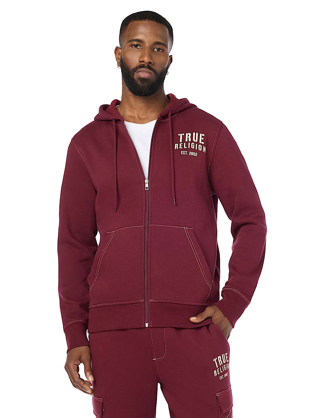 WINGED LOGO ZIP HOODIE