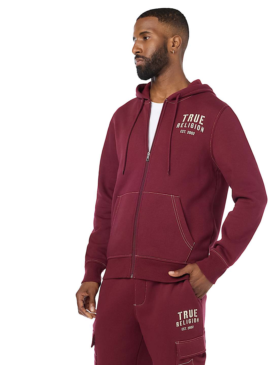 WINGED LOGO ZIP HOODIE