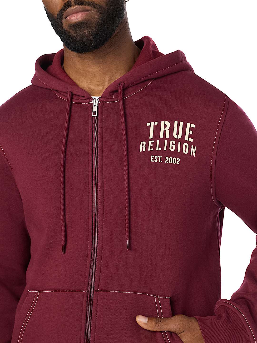 WINGED LOGO ZIP HOODIE