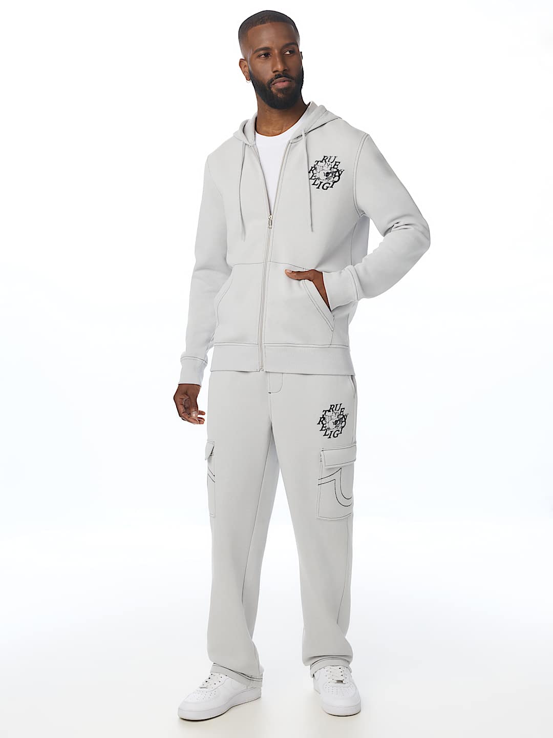 ORIGINAL SLANT LOGO ZIP HOODIE