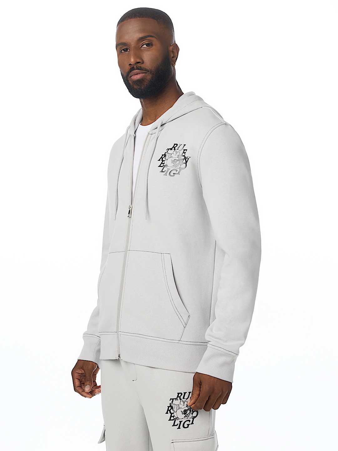 ORIGINAL SLANT LOGO ZIP HOODIE