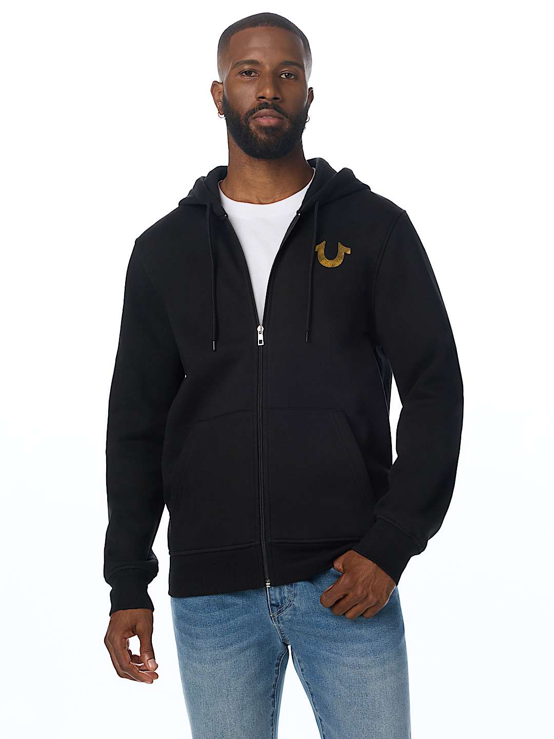 FOIL WINGED ZIP HOODIE