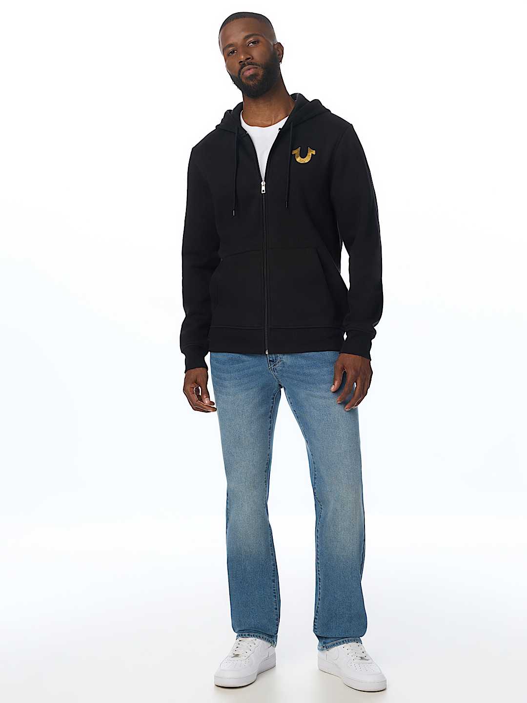 FOIL WINGED ZIP HOODIE