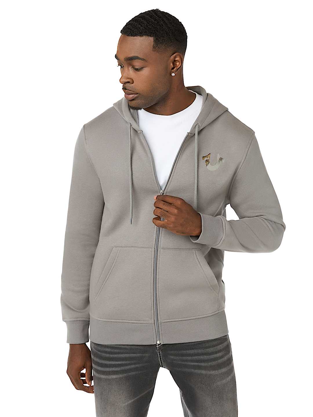 FOIL WINGED ZIP HOODIE