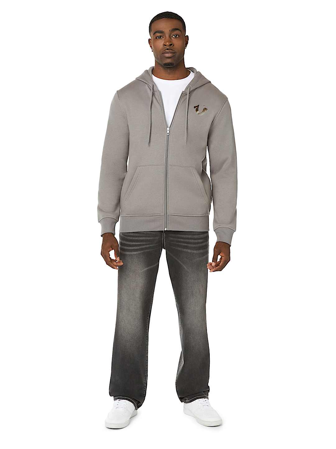 FOIL WINGED ZIP HOODIE