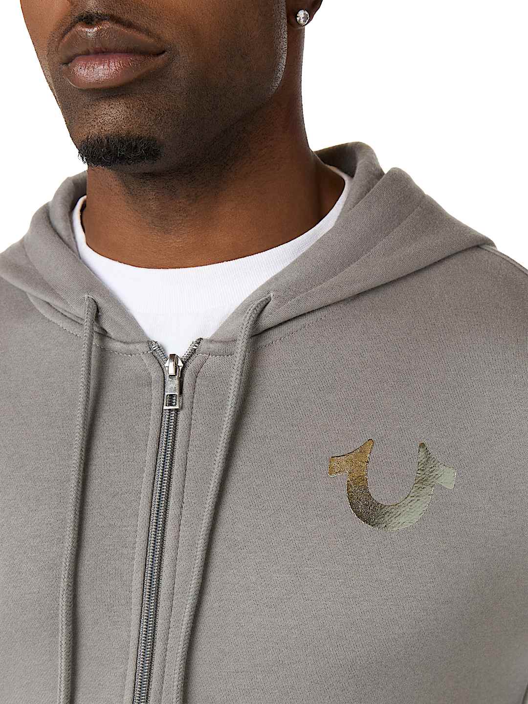 FOIL WINGED ZIP HOODIE
