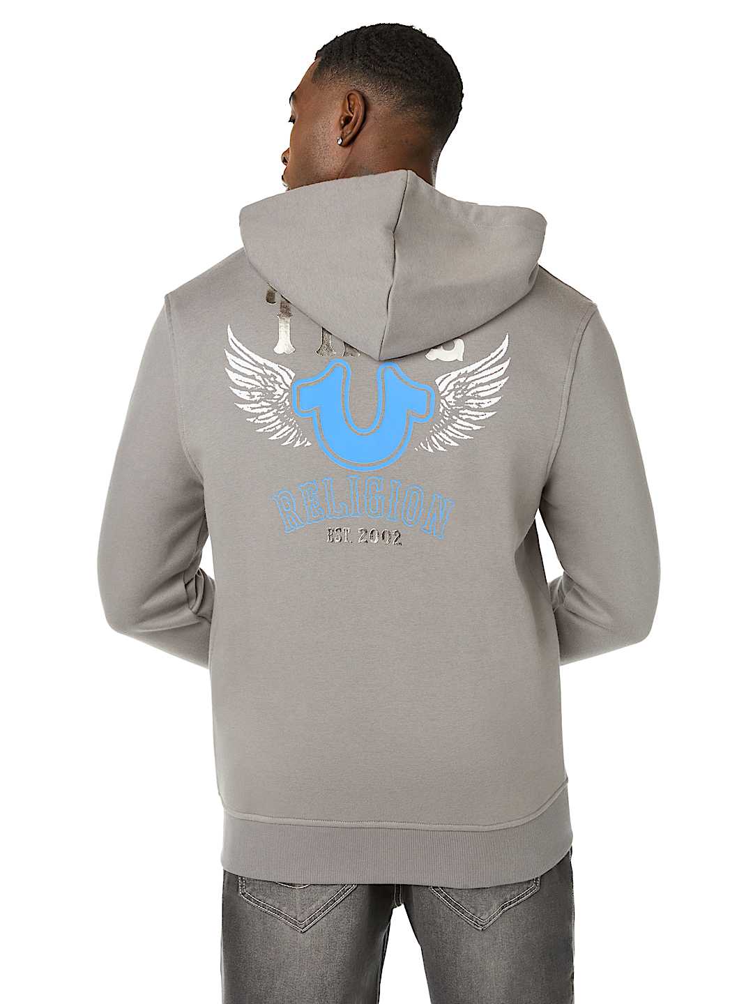 FOIL WINGED ZIP HOODIE