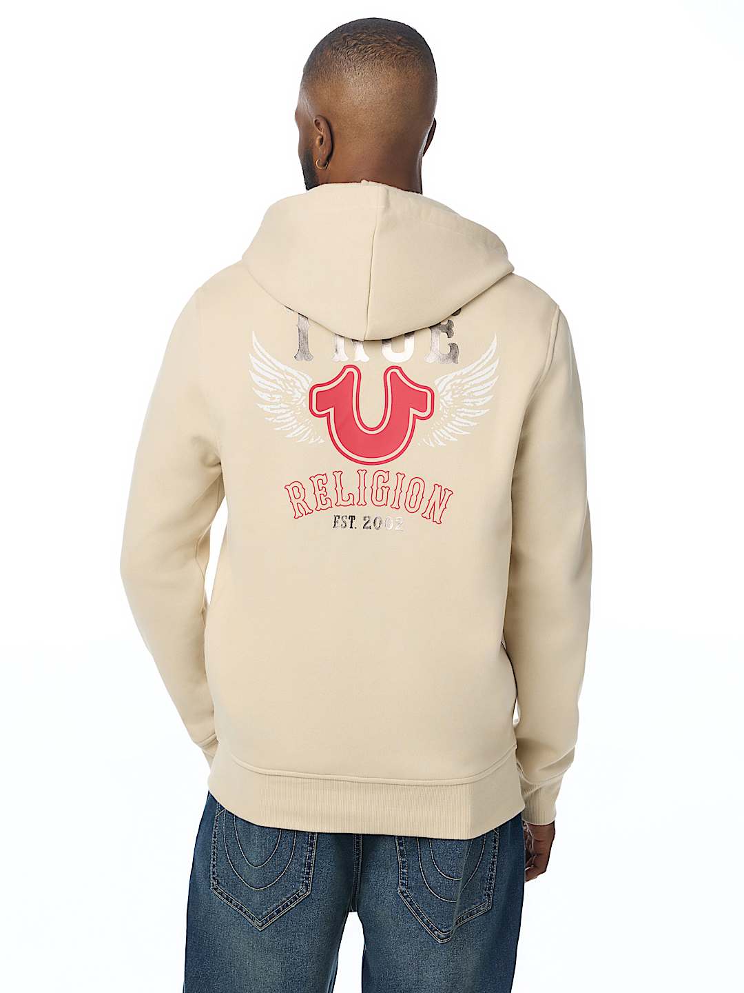 FOIL WINGED ZIP HOODIE
