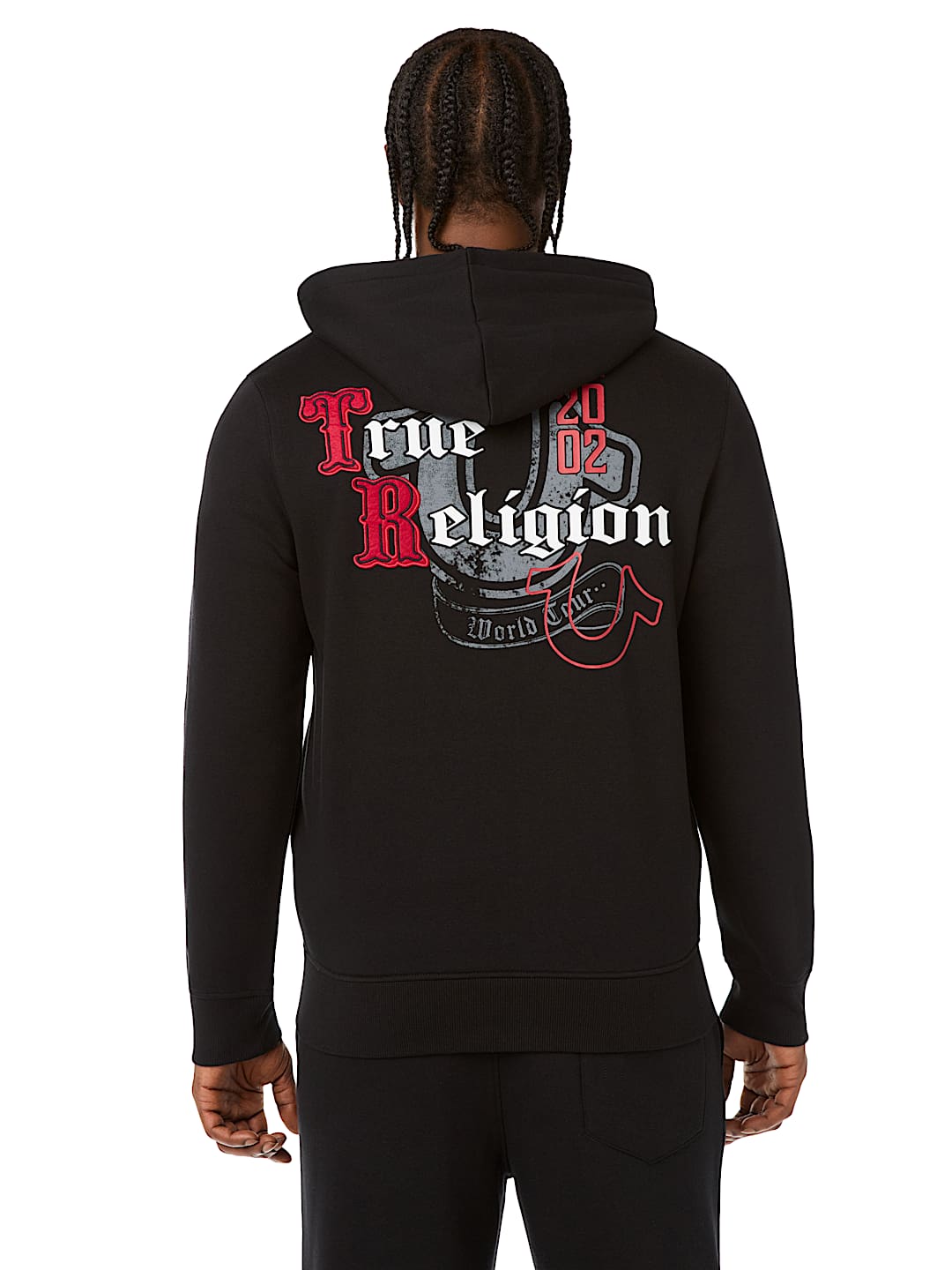 LOGO APPLIQU&Eacute; ZIP HOODIE